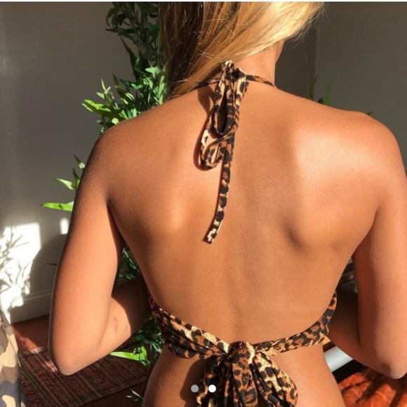⭐️Leopard Print Ring Halter Back🐆 - Picture 7 of 9